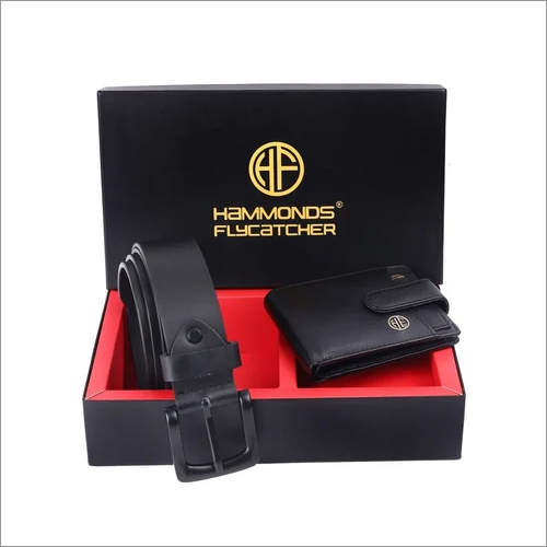 GS502-8001-BLK Leather Gift Set