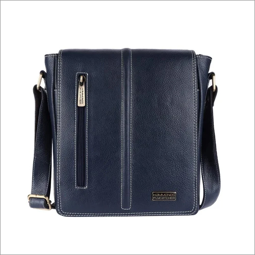 SB1166BU Leather Side Bag