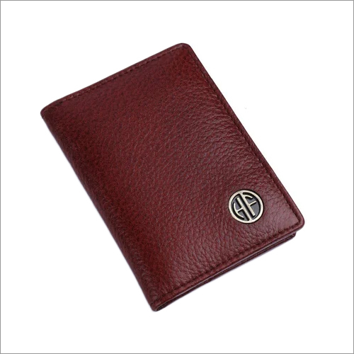CC601BR Leather Card Holder - Leather, Compact Size, Brown | Ideal for Office Use, Combines Modern Trends with Functionality and Durability