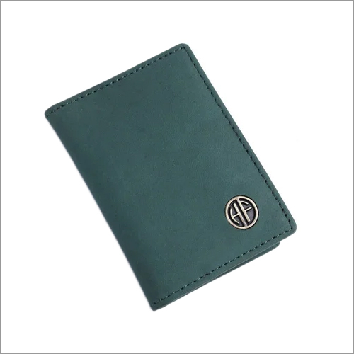 CC601AQL Leather Card Case - Leather Material Sea Green Color | Ideal for Office Use Stylish and Functional Design