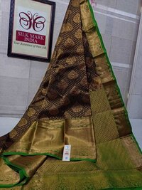kanjivaram silk jarie and different colour saree