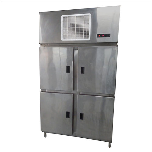 Silver Four Door Vartical Refrigerator