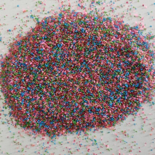 Waterproof Mix color coated wall texture silica sand  with fine mesh mix color silica