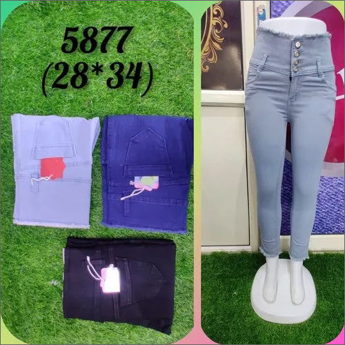 Ladies Cropped Jeans