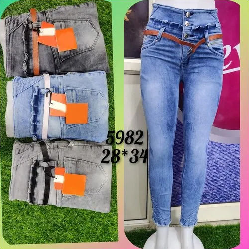 Knitted jeans at Rs.449/Piece in surat offer by sadabahar fashion