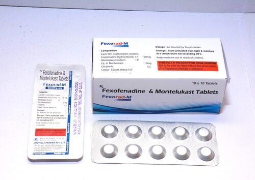 Fexofenadine And Montelukast Tablet