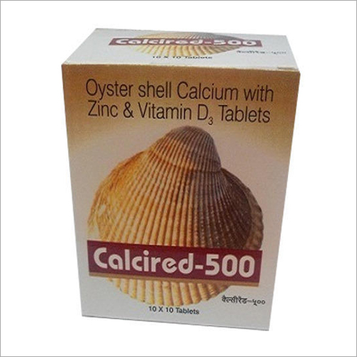 Calcired Oyster Shell Calcium ZincVitaminTablets