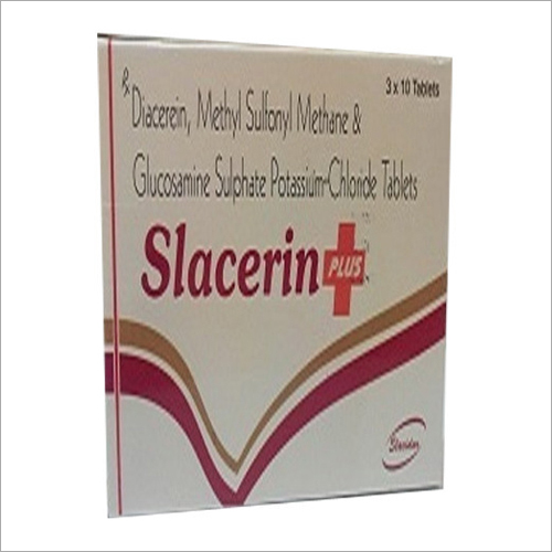 Slacerin Diacerein Methylsulfonylmethane PotassiumChloride Tablets