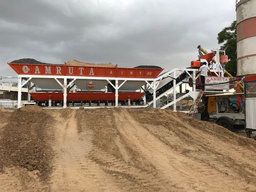 Inline Mobile Concrete Batching Plant