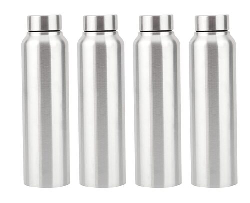 Stainless Steel Water Bottle 1 Litre  Silver