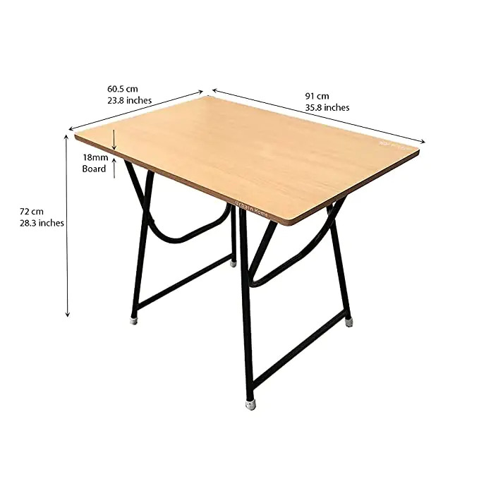 Folding Laminated Finish Study Table