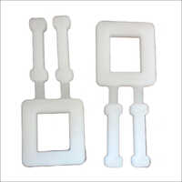 White Plastic Seals - Plastic, Custom Size, White Color, Square Shape | Industrial Application, Versatile Usage, Functional Style