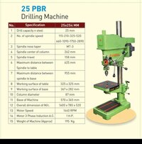 25x254 mm Drill Machine