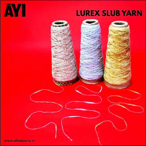 All Colours Lurex Slub Yarn