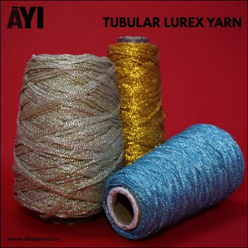 Pure Lurex Tubular Fancy Yarns