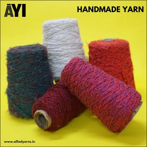 Handmade(khadi look) Yarns