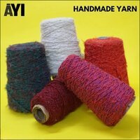 Handmade (khadi Look) Yarns - Raw Twisted Yarns | Available In All Colors, Perfect For Creative Projects And Crafting