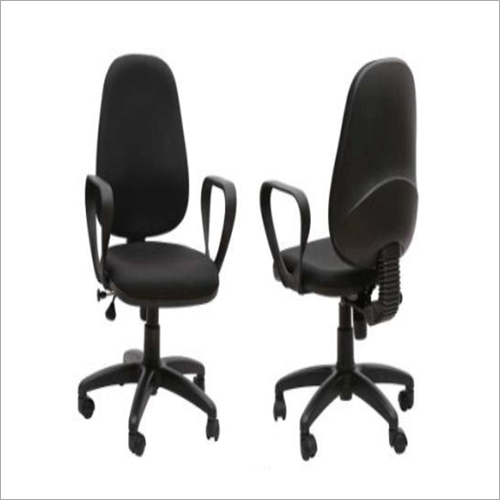 Black Revolving Modern Chair