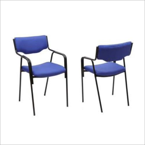 Scandy Visitor Chair With MetalHandle