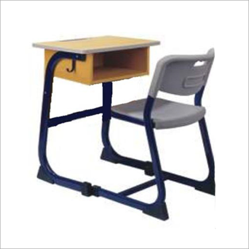 Modular Study Chair - Iron, Folded Design, Grey Blue Color | Acid Resistant, Antibacterial, Durable, Easy to Clean, Eco-Friendly, Lightweight, Scratch Resistant, Water Resistant, 2-Year Warranty