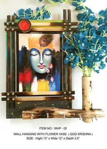 Modern Wall Hanging With Flower Vase