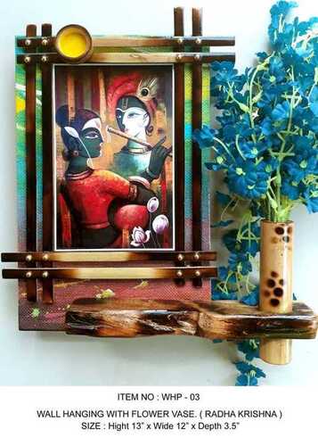 Indoor Wall Hanging With Clock