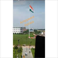 White High Mast National Flags Pole