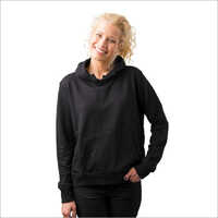 Womens Hoodies - Cotton, Various Sizes, Black | Anti Uv, Anti Wrinkle, Breathable, Quick Dry, Full Sleeves, Cool Dry, Washable, Waterproof