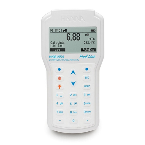 Pool Line Multiparameter Waterproof Portable pH ORP EC Temperature Meter - HI981954