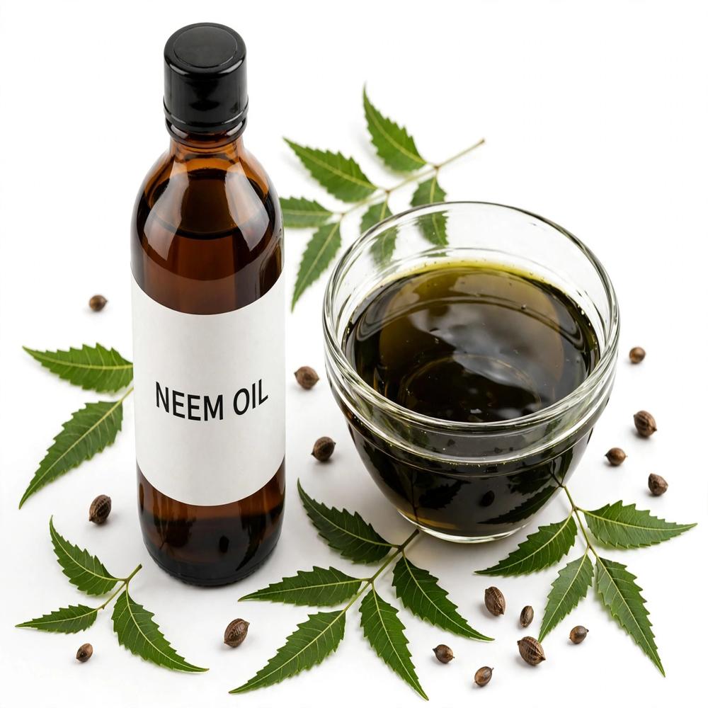 Neem Essential Oil - Herbal Extract, 100% Pure - Immunity Booster, Skin Repair, Anti-Bacterial, Hair Nourishing, Long Shelf Life