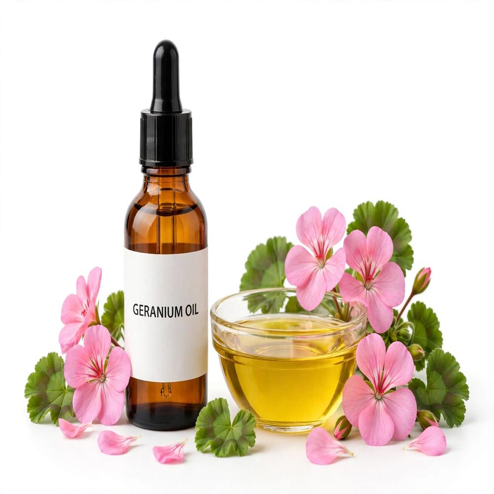 Geranium Essential Oil - 100% Pure Floral Herbal Extract | Fits All Age Groups Ideal for Cool & Dry Storage 2-Year Shelf Life