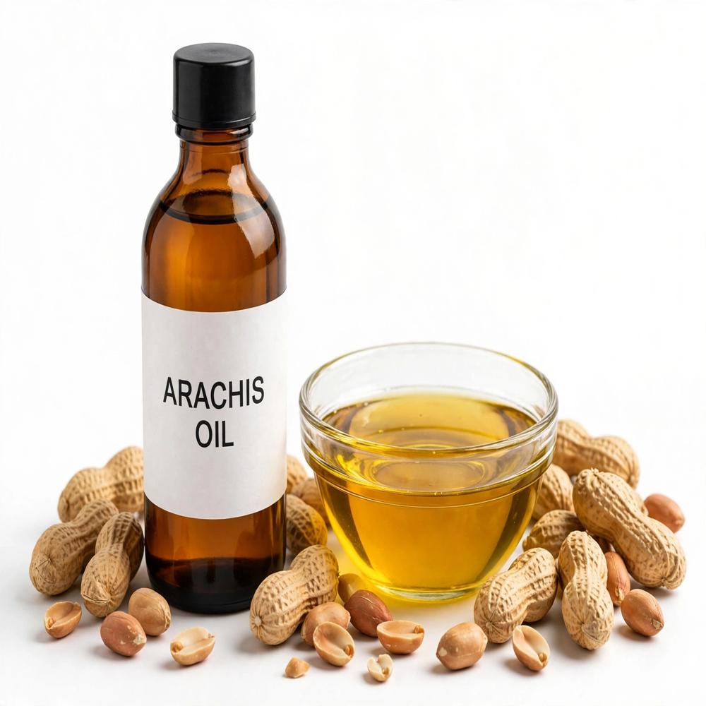 Arachis Carrier Oil - 100% Pure Herbal Extract | Ideal For All Age Groups, Shelf Life Of 2 Years, Store In Cool & Dry Place