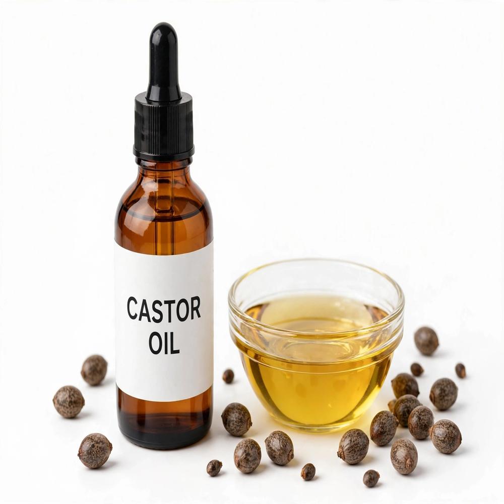 Castor Carrier Oil - 100% Pure Herbal Extract | Versatile Essential Oil for All Age Groups, 2-Year Shelf Life, Store in Cool & Dry Place