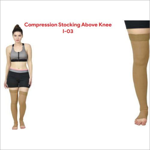 Cotton Compression Stocking Above Knee