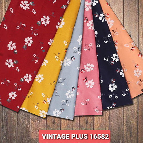 Vintage Plus 16582 Reyon Print Fabric