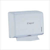 Toilet Paper Dispenser - Abs Plastic, 8x11 Inch Size , White Color , Wall Mounted Capacity Of 2 Pkt