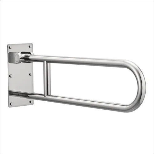 Silver Ss Folding Grab Bar