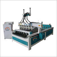 Low Energy Consumption 4-axis Cnc Router Machine With Multispindles