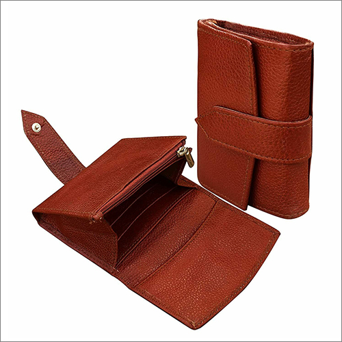 Genuine Leather Brown Business Card Holder