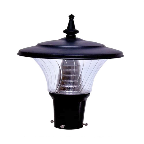 Black 15 W Gate Light