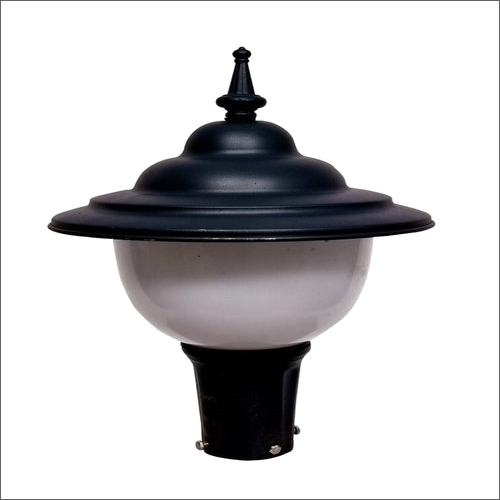 Black 15W Fancy Gate Light