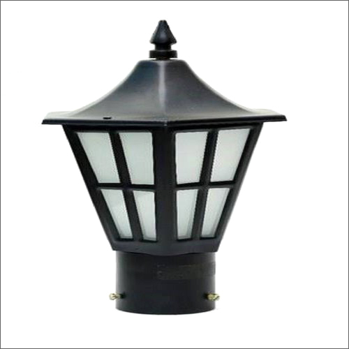 3D Gate Light - Metal and Glass Construction | Black and White Colors, Electric Light Source, Ideal for Household, Office, and Hotel Use