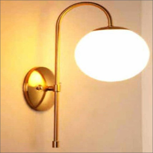 LED Wall Light - Metal Structure Natural Yellow Light | Versatile for Bedside or Living Area Available in White and Golden Colors