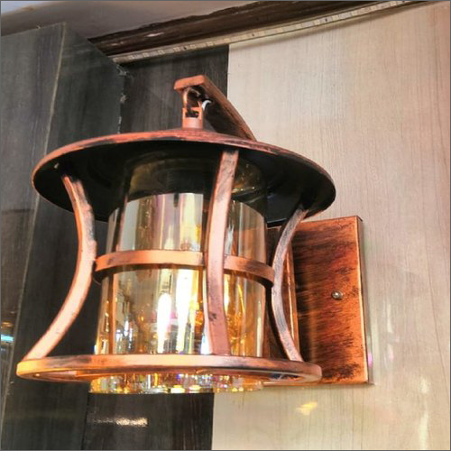 Wooden Wall Light - Wood Material, Brown Color, 25 Watt Input Voltage, 160-300 Volt | Vintage Style, Aesthetic Natural Golden Lighting