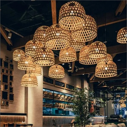 Golden Bamboos Fancy Lamp