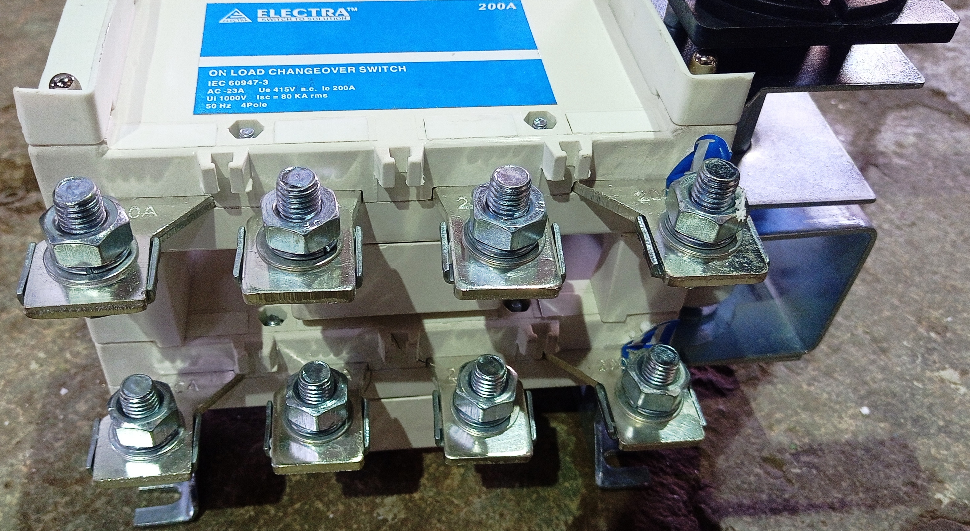 200A ELECTRA CHANGEOVER SWITCH (NEW)