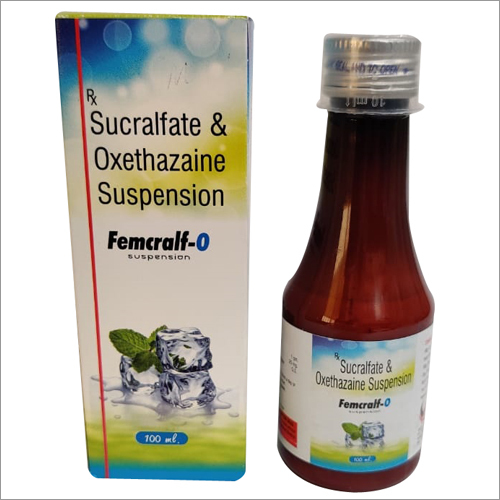 SUCRALFATE 1 GM WITH OXETHAZANINE 20 MG / 100 ML