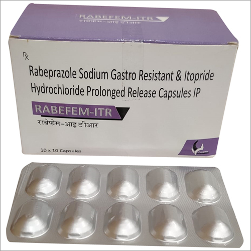 RABEFEM-ITR CAPSULE (Rabeprazole (20mg) WITH Itopride (150mg))