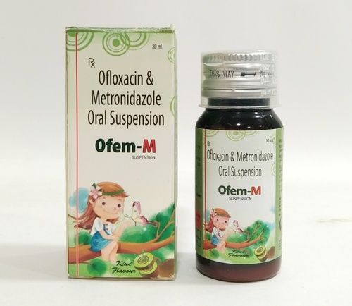 Ofloxacin With Metrotinidazole Oral Suspension (Mango Flavour) General Medicines