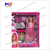 Plastic Barbie Doll - Durable Plastic, Multicolor Body Types, Varied Skin Tones, Eye And Hair Color Combinations, Trendy Fashion Styles | Zippered Vinyl Storage Bag